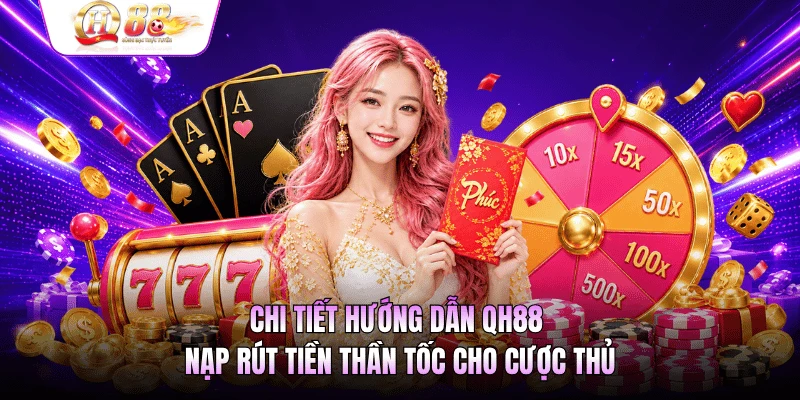 Chi tiết hướng dẫn QH88 nạp rút tiền thần tốc cho cược thủ