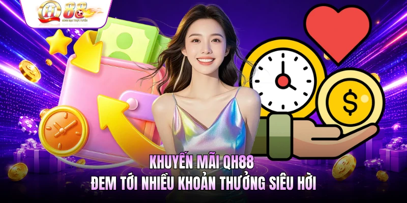 Khuyến mãi QH88 đem tới nhiều khoản thưởng siêu hời